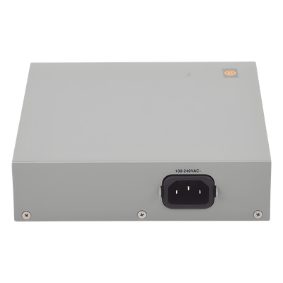 Convertidor de medios Gigabit Ethernet PoE+ a fibra óptica, conector LC, — ALLIED TELESIS
