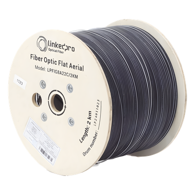 Carrete de 2 Kilómetros (6561.68 Pies) de Fibra Óptica Aérea Mini Figura — LINKEDPRO BY EPCOM