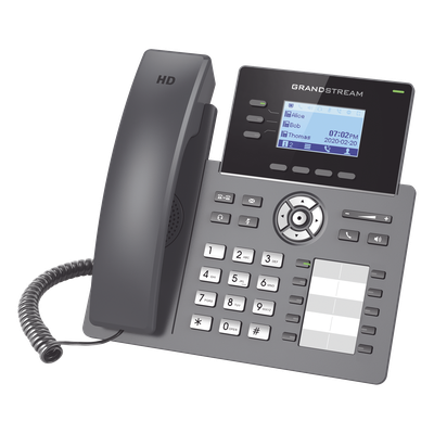 Teléfono IP 3 Líneas SIP 6 Cuentas 10 Botones BLF — GRANDSTREAM