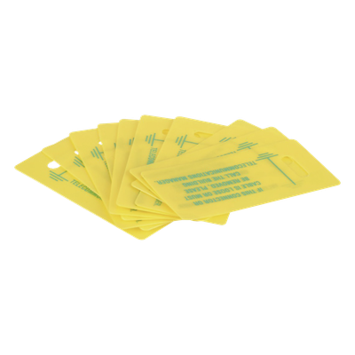 Kit de 10 Etiquetas Impresas para Identificación de Tierra Física, Inclu — PANDUIT