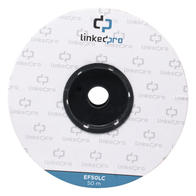 Carrete de Fibra Óptica Monomodo con Conectores LC-LC Duplex, Reforzada  — LINKEDPRO BY EPCOM