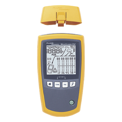 Kit Profesional de Verificador de Red MicroScanner PoE, para Comprobació — FLUKE NETWORKS
