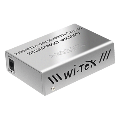 Convertidor de Medios PoE RJ45 Gigabit 802.3af — WI-TEK