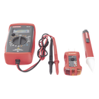 KIT Básico 3 en 1 con Multímetro Digital + Detector de Tensión sin Conta — AMPROBE
