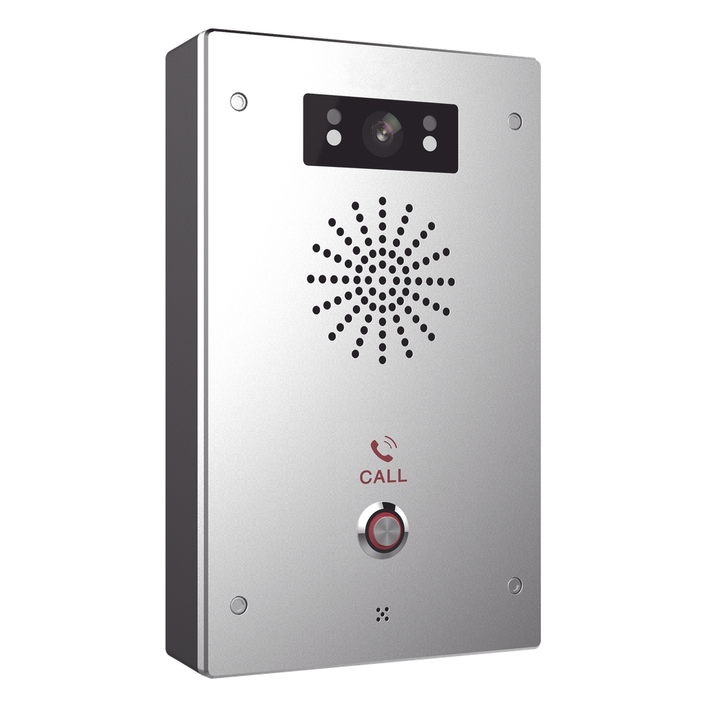 Video Intercomunicador IP 2 Líneas SIP Cámara 2 Megapixel IR Nocturno IP65 IK10 PoE -40°C a 70°C — Fanvil
