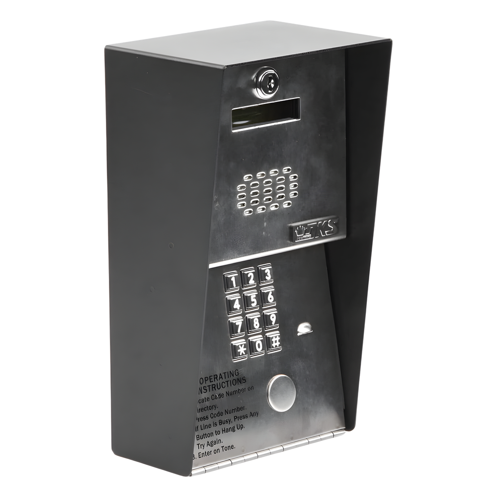 Audioportero Telefónico 600 Números 2 Puertas 16 Dígitos Línea Análoga o Digital Montaje Sobreponer — DKS Doorking