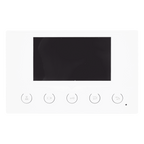 Monitor IP SIP Pantalla Capacitiva 4.3" Wi-Fi 2.4 GHz Audio HD Bidireccional PoE 8 Entradas de Alarma RS485 H.264 1080p — Fanvil