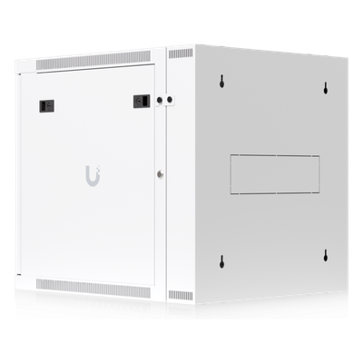 Gabinete Rack 12U Montaje Pared Puerta Trasera Abatible — UBIQUITI