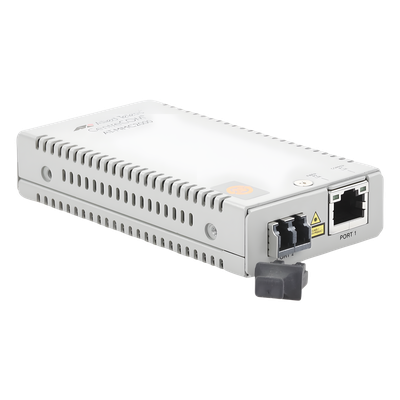 Convertidor de Medios Gigabit Ethernet a Fibra Óptica — ALLIED TELESIS