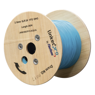 Fibra Óptica Multimodo OM4, 2 mm, Simplex, Tight Buffer (900 micras), Pr — LINKEDPRO BY EPCOM — Precio por metro