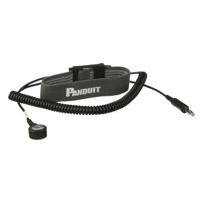 Pulsera Anti Descargas Electrostática (ESD), de Tela Ajustable, con Cabl — PANDUIT