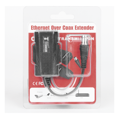 Kit EXTENSOR IP por cable CABLE COAXIAL para distancias de HASTA 200 m — EPCOM TITANIUM