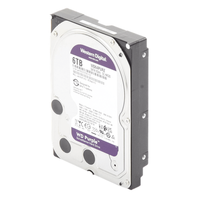 Disco Duro PURPLE de 6TB 3 AÑOS DE GARANTÍA — Western Digital (WD)