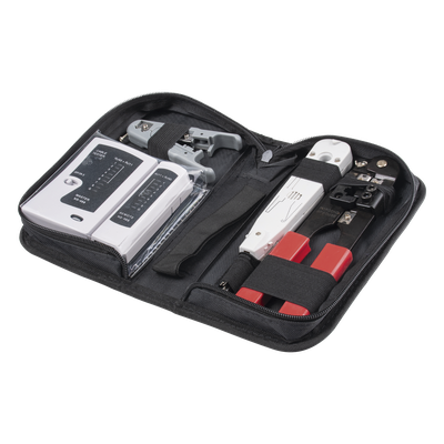 Kit de Herramientas para Instalación de Redes Probador LED — LINKEDPRO BY EPCOM