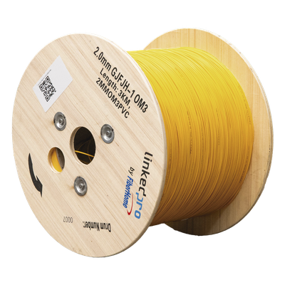 Fibra Óptica Multimodo OM3 2 mm Simplex Tight Buffer (900 micras), Preci — LINKEDPRO BY EPCOM — Precio por metro