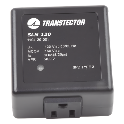 Protector Sobretensión 120 VAC SASD 5 kA NEMA 5-15R — TRANSTECTOR
