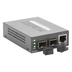 Convertidor de Medios con Doble Puerto SFP 1000BASE-FX SX — PLANET
