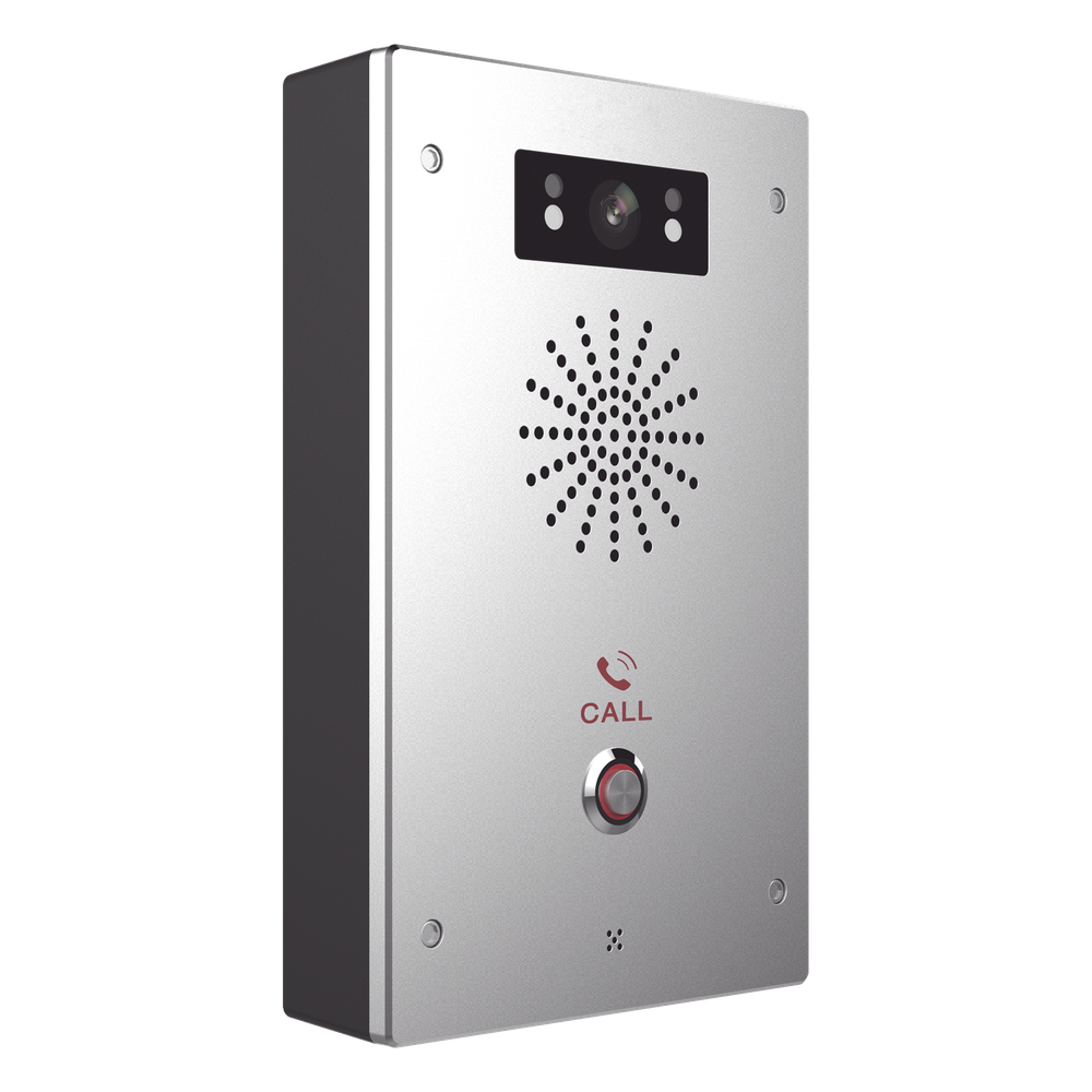 Video Intercomunicador IP 2 Líneas SIP Cámara 2 Megapixel IR Nocturno IP65 IK10 PoE -40°C a 70°C — Fanvil
