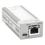 Mini Convertidor de medios de cobre a fibra MultiModo de escritorio 1000 — ALLIED TELESIS