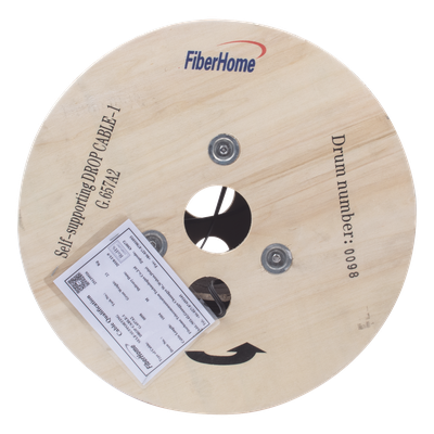 Carrete de 1 km de Fibra Óptica Aérea Mini Figura 8 G.657A2 Tipo Drop, M — LINKEDPRO BY FIBERHOME