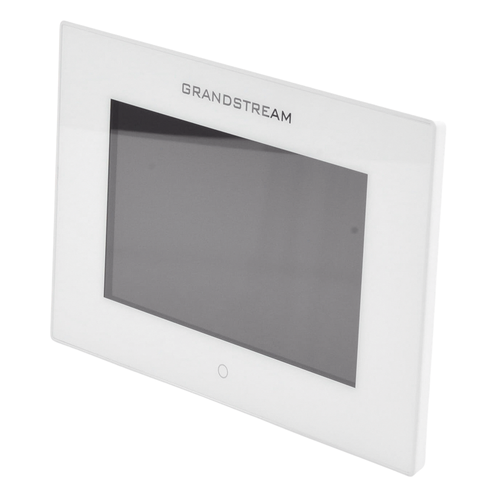 Intercom y Panel de Control de Acceso SIP Pantalla Táctil 7" 1024x600 Wi-Fi Dual Band Audio HD Full-Duplex PoE 4 Entradas de Alarma — Grandstream