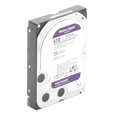 Disco Duro PURPLE de 6TB 3 AÑOS DE GARANTÍA — Western Digital (WD)