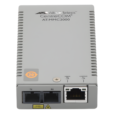 Convertidor de medios TAA (Federal) 10 100TX - 100FX — ALLIED TELESIS