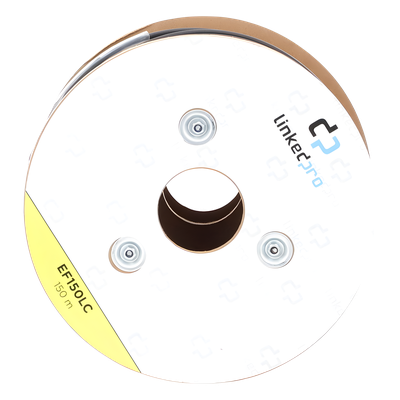 Carrete de Fibra Óptica Monomodo con Conectores LC-LC Duplex, Reforzada  — LINKEDPRO BY EPCOM