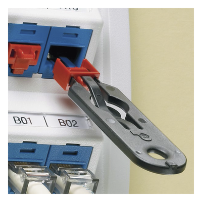 Kit de 10 Dispositivos para Bloquear Puertos Jack RJ45, Color Rojo, Incl — PANDUIT
