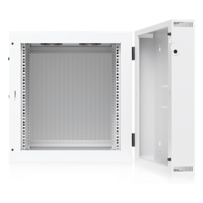 Gabinete Rack 12U Montaje Pared Puerta Trasera Abatible — UBIQUITI