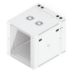 Gabinete Rack 12U 600x703 mm Puerta Vidrio Templado — UBIQUITI