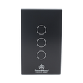 (Wifi) Apagador switch inalámbrico WIFI, control de 3 regresos de carg — Smartho