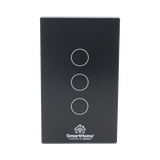 (Wifi) Apagador switch inalámbrico WIFI, control de 3 regresos de carg — Smartho