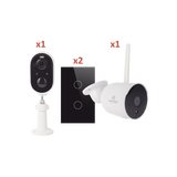 (Wifi) KIT 2 camaras Wifi y 2 apagadores inteligentes Wifi — Smarthome